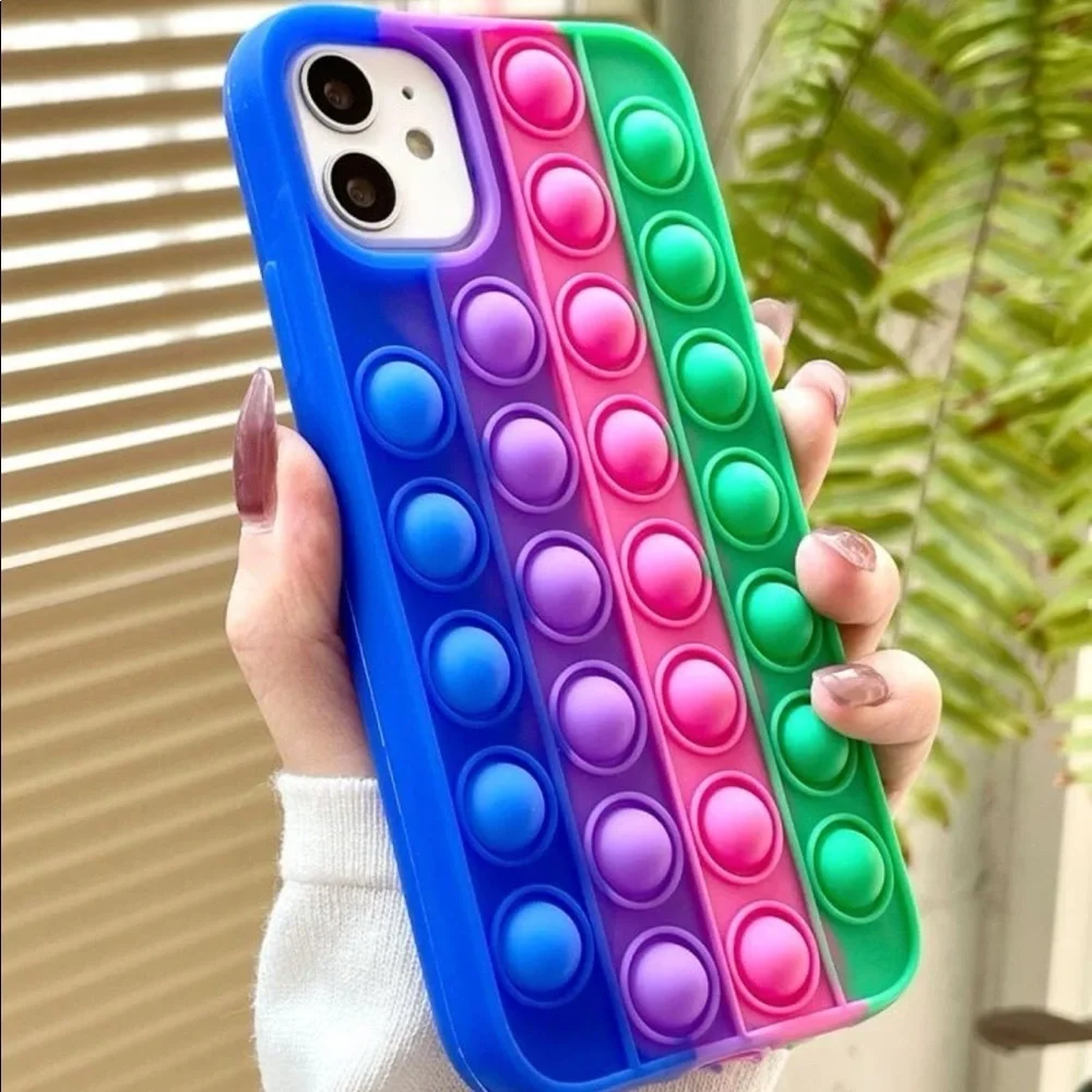 NWT- IPhone 12 Pro Case Poplt Fidget Bubble Push Pop It